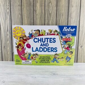 Chutes and Ladders Board Game: Retro Series 1978 Edition Hasbro Gaming SEALED